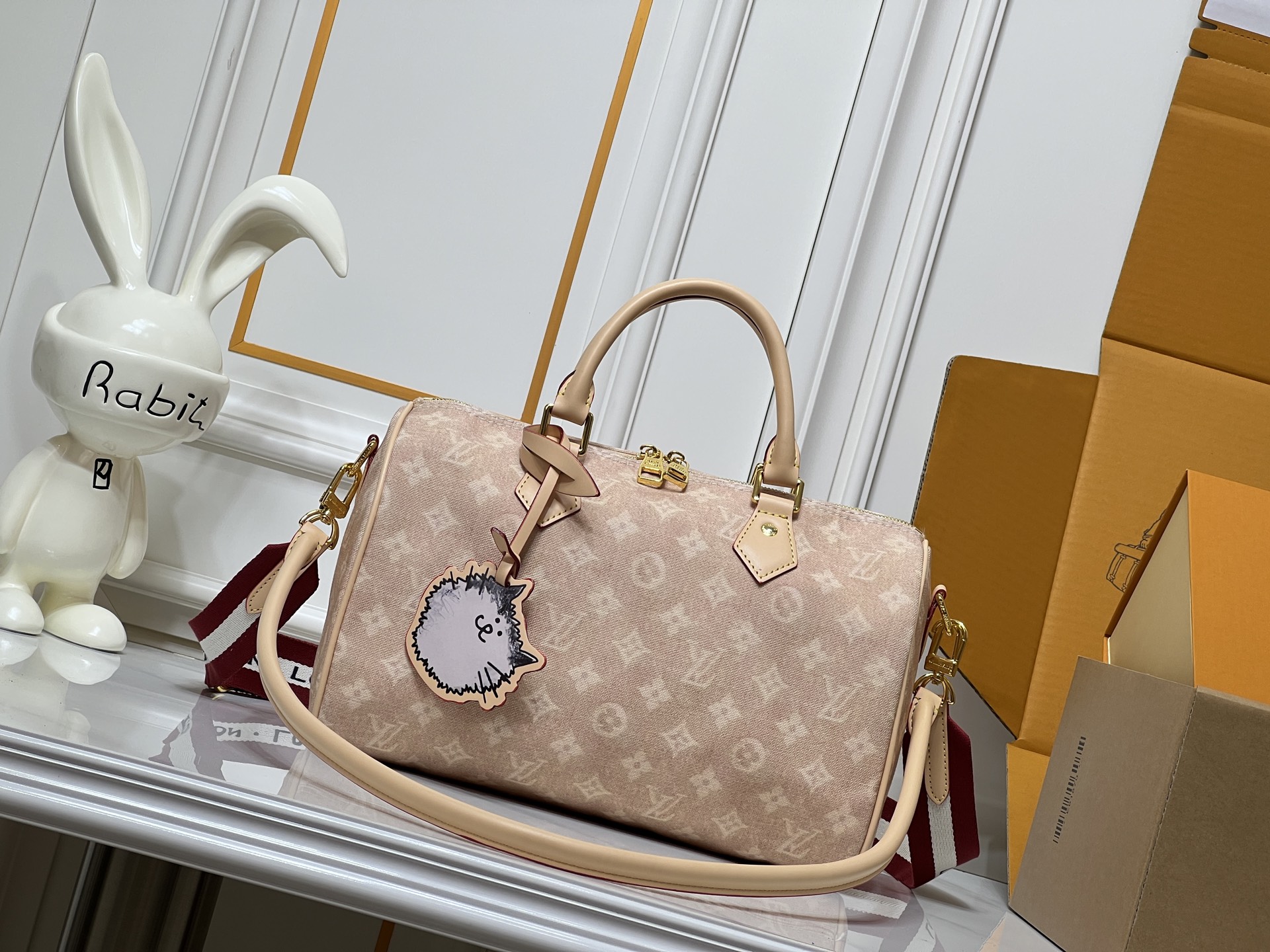 Louis Vuitton LV Classic Handbag Premium Canvas Model M46358 Gift Box Included Office Commute Premium Quality